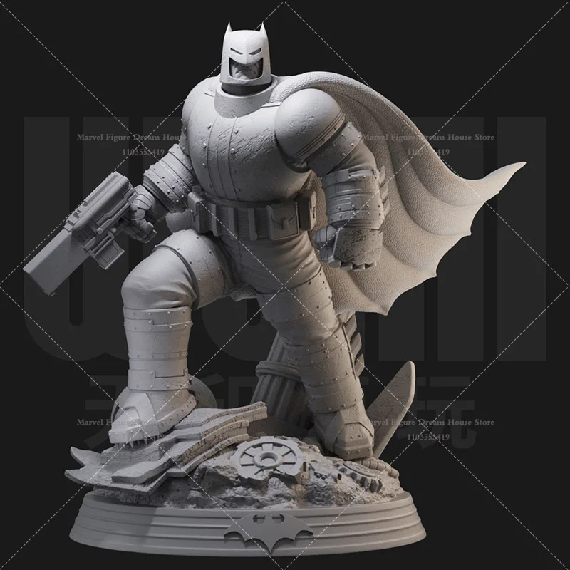 

1/24 1/18 Scale Heavy Armored Bat Hero Gotham City's Light of Justice Superhero DIY Self-assembled Resin Un-panited Model 1013