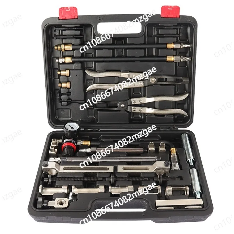 

Valve Oil Seal Disassembly Set Cylinder Head Service Tool Kit Valve Spring Compressor Removal Installer Replacement