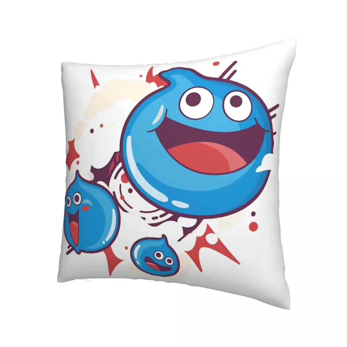 Boingburg Throw Pillow Case Dragon Quest Brave Role Playing Game Backpack Coussin Case DIY Printed Kawaii For Chair Decor