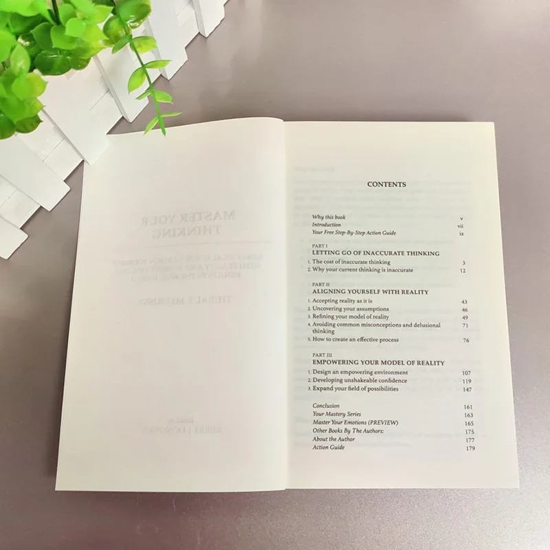 English Version Master Your Thinking Thibaut Meurisse English Books Libros Classic Works Children'S Extracurricular Reading Mate