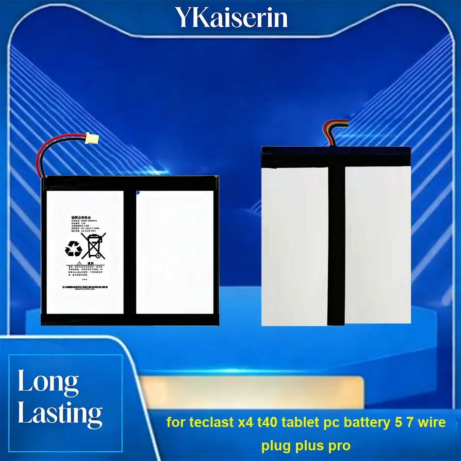 

Tablet Battery High-Efficiency H-28125140P 6000-9000mAh For Teclast X4 T40 Tablet PC Battery 5 7 Wire Plug Plus Pro