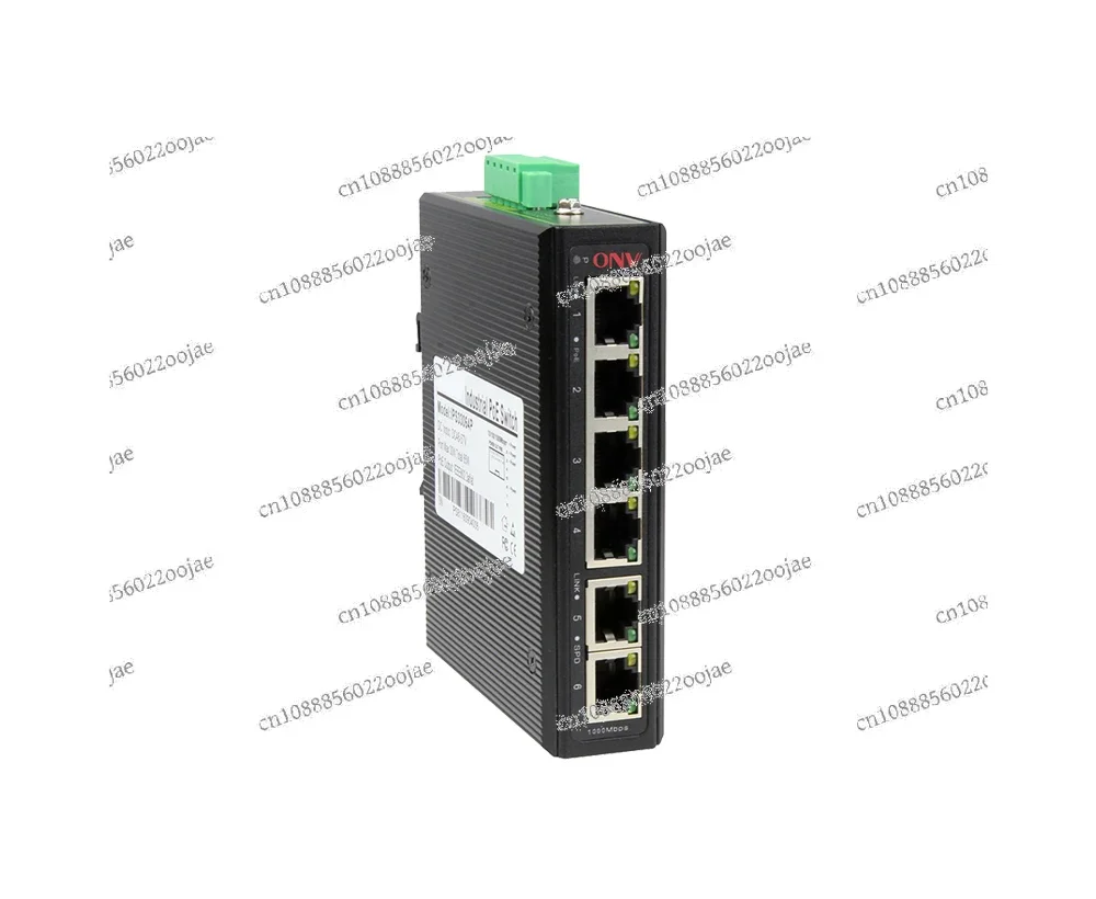 Unmanageable Outdoor 4 Port POE 10/100/1000MMbps 2 Ports Uplink Industrial Network Switch PoE