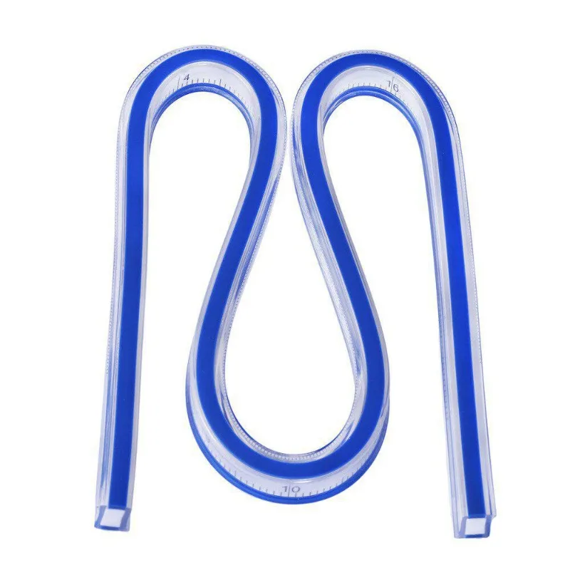 Flexibles Kurvenlineal, Zeichenwerkzeug, Kunststoff, Nähen, französische Kurven, Zeichenlineale, 30 cm, 40 cm, 50 cm, Nähzubehör