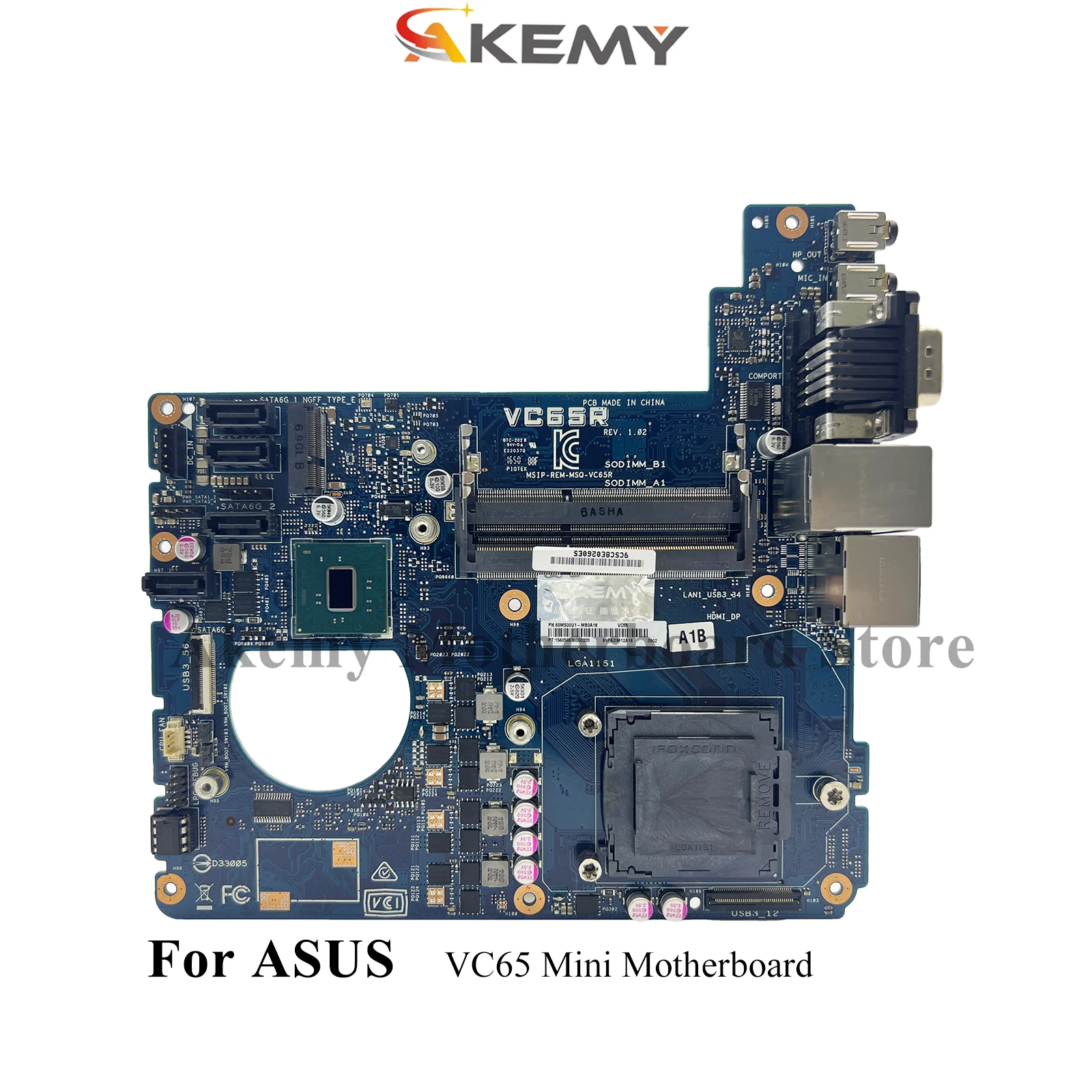 

Материнская плата для ноутбука VC65 для ASUS VivoMini VC65, материнская плата для ноутбука, этот товар в наличии, 100% тестирование, ОК, быстрая доставка, высокое качество