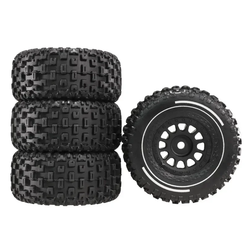 Pneu en caoutchouc 65mm, 4 pièces, 12mm 14301 14302 14303 1/14 MJX HYPER GO RC, pièces de mise à niveau de voiture, accessoires