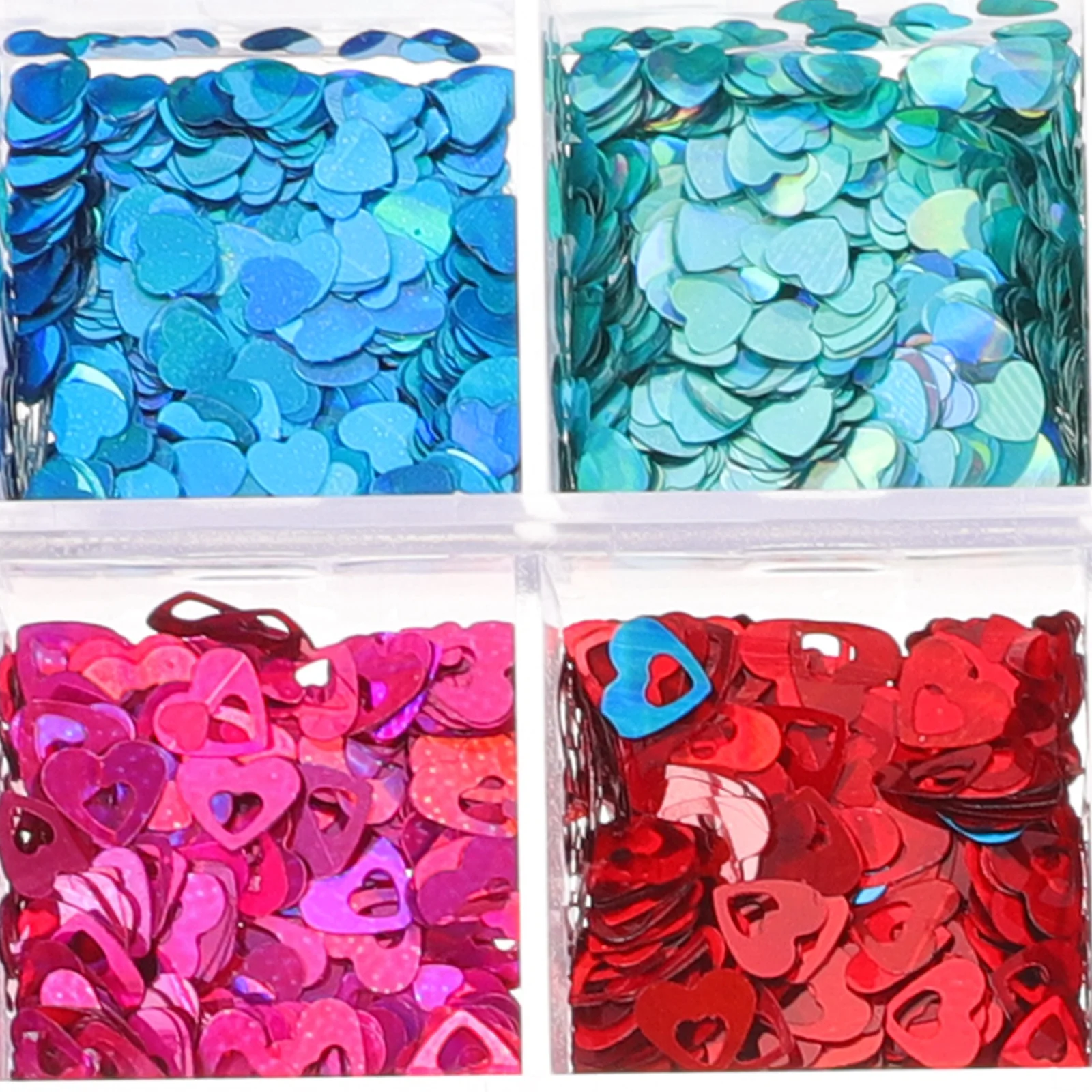 

2 коробки, блестки для дизайна ногтей в форме сердца, блестящие аксессуары для маникюрного салона «сделай сам», маникюрный декор, блестящие блестки для макияжа, принадлежности для маникюра