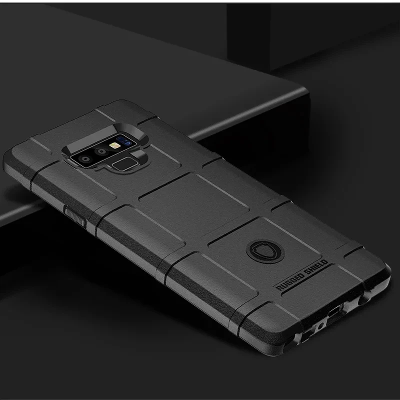 For Samsung Galaxy Note9 Soft Shield Case Anti Knock Matte Back Cover for samsung note 9 Armor Heavy Phone Cases