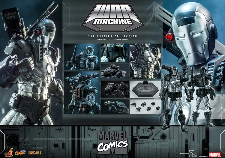 Ht Hottoys 1/6 Cms013d47《marvel Comics》 Yuanzu War Machine Alloy Plate Kids Christmas Gifts