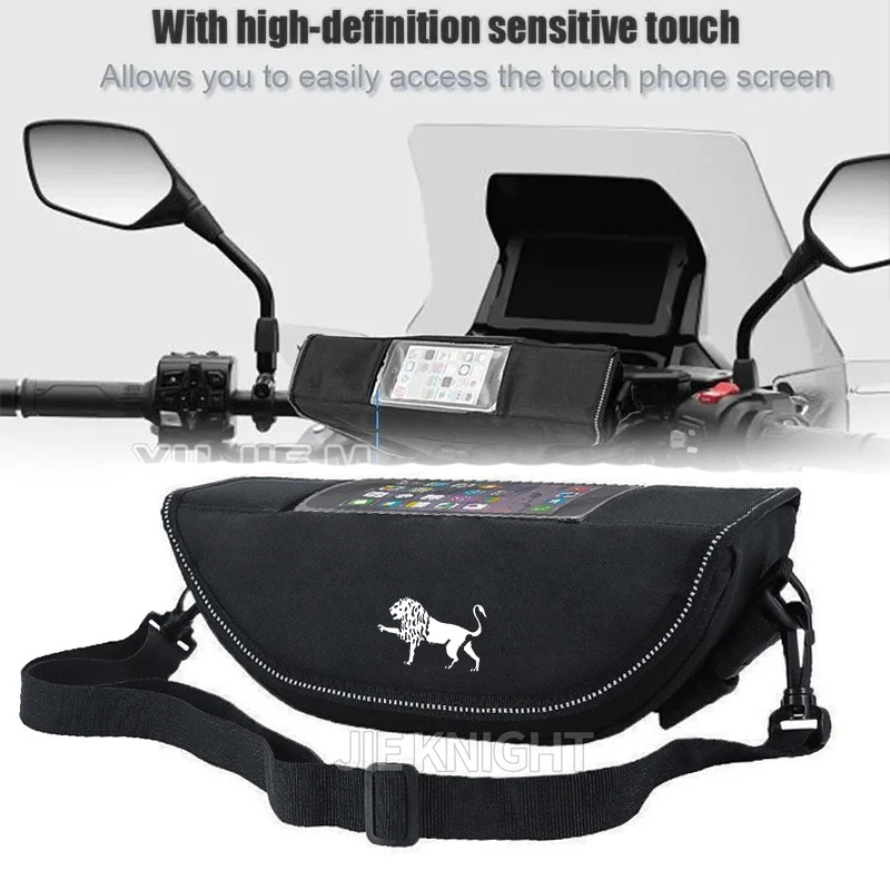

For BENELLI TRK 502X TRK502X TNT25N TNT 25N Motorcycle Waterproof And Dustproof Handlebar Storage Bag