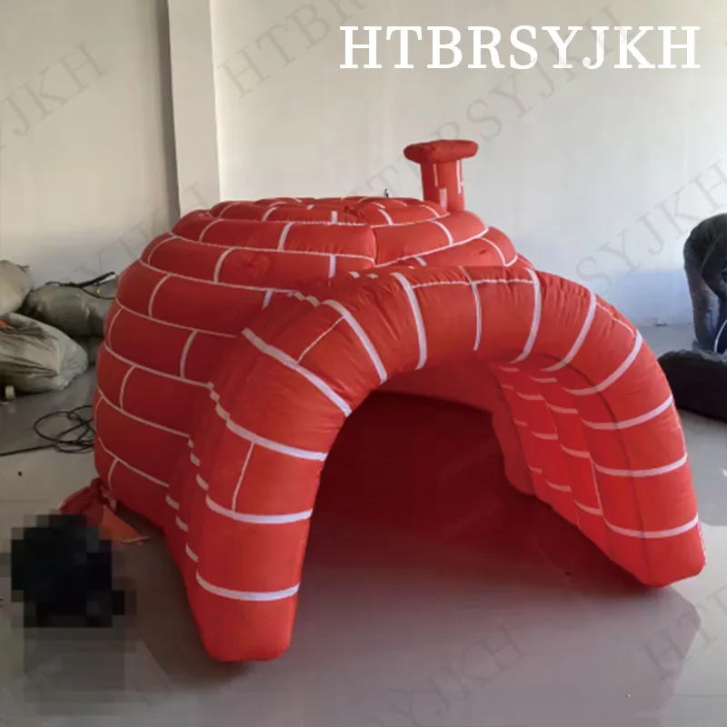 Tenda vermelha inflável, modelo de ar, shopping, exibição de gramado ao ar livre, adereços decorativos