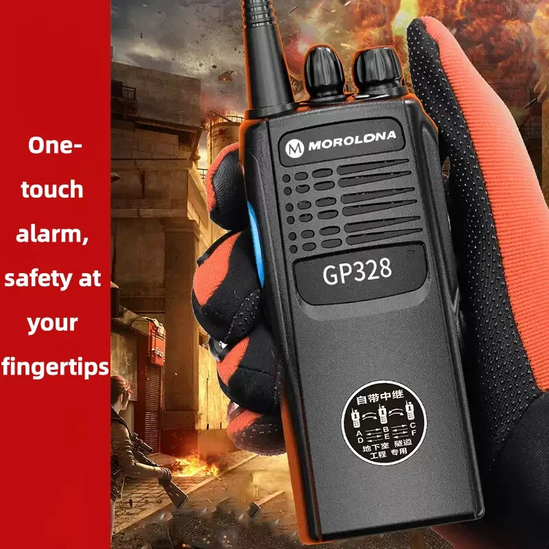 GP328 EX explosion-proof Relay 10W walkie talkie Analog Two Way Radio Extension Distance Waterproof for Tunnel Basement