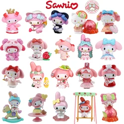 6pcs Kawaii Figures Blind Box Toy Pajamas Series Collection Home Decorate For Kid Christmas Gift