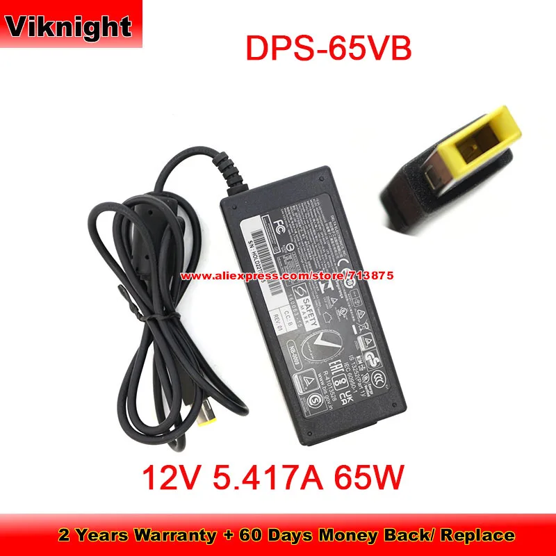 

Genuine Delta DPS-65VB 12V 5.417A 65W AC Adapter Rectangle Pin for Hard Disk Enclosure WACOM PRO DTH167 HOLD22T02B5 TS-2253Be