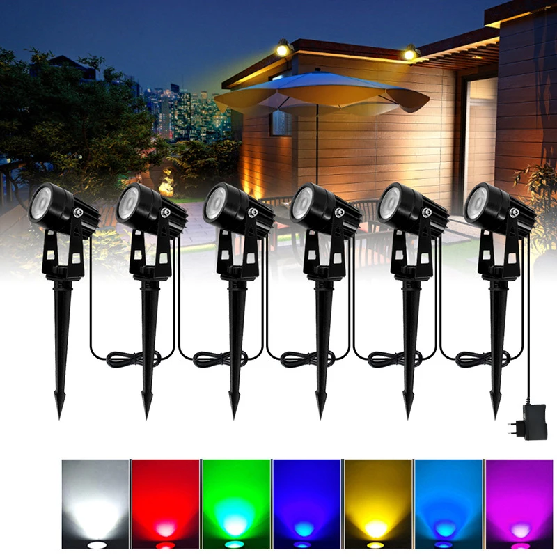 Cable Free Led Garden Decorative Light 10 Trailer 1 Lawn Light 50W Safe Voltage 220V110V24V Waterproof Warm White Spot Light