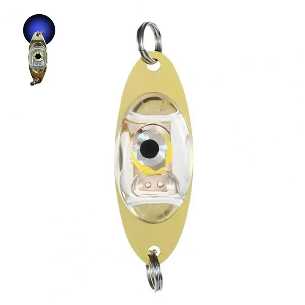 Fish Luring Light LED Bait for Deep Sea Fishing LED Fishing Lures with Built-in Battery Auto On/Off Underwater Flasher