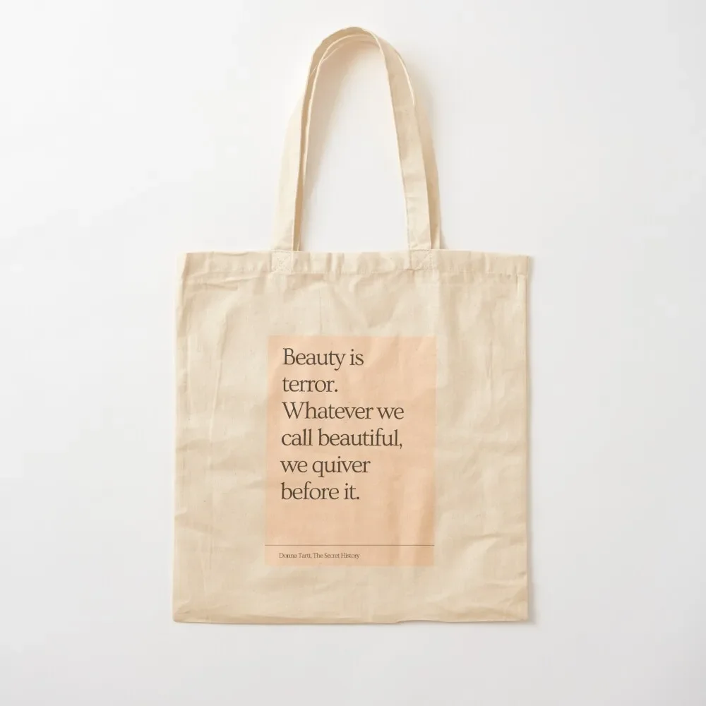 The Secret History Quote Tote Bag shopper bag woman Canvas stote bag