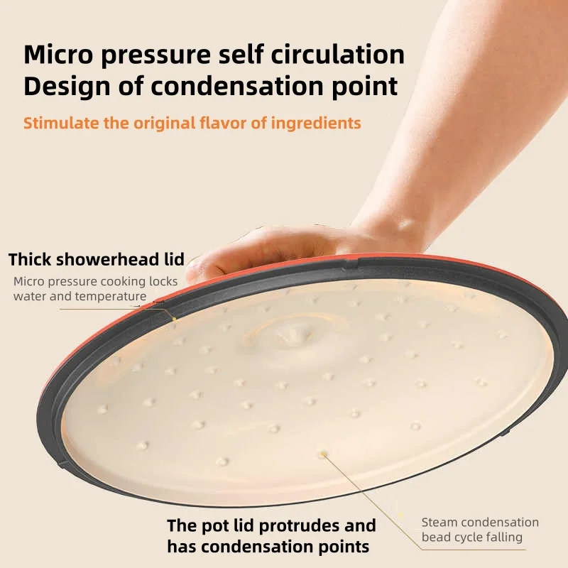 Ollas para sopa y Stock, olla esmaltada de hierro fundido, olla para estofado, olla para mariscos, Wok para el hogar, estofado, Cocina de Inducción antiadherente, Gas Universal