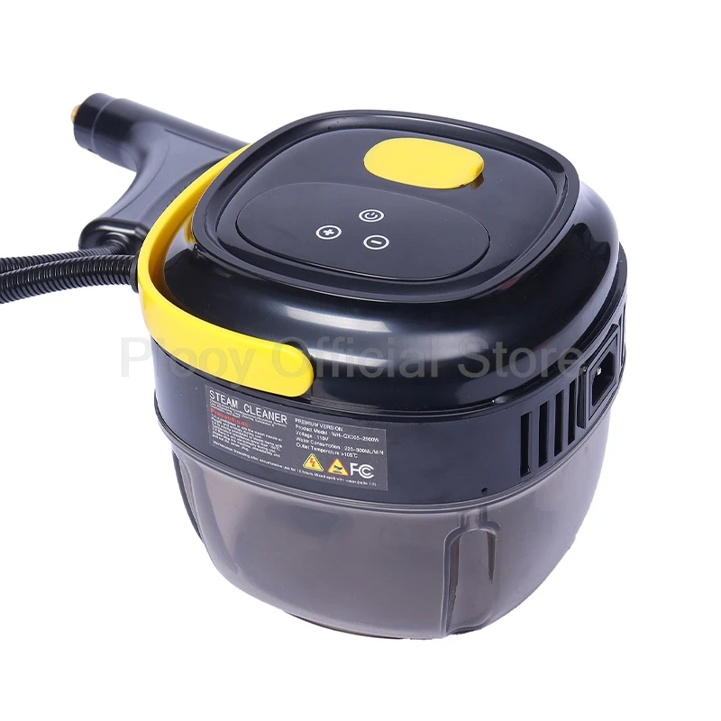 1800W High Pressure Steam Cleaner 5 Gear Temperature Control ABS Base For Kitchen Range Hood Home Deep Cleaning Sterilization