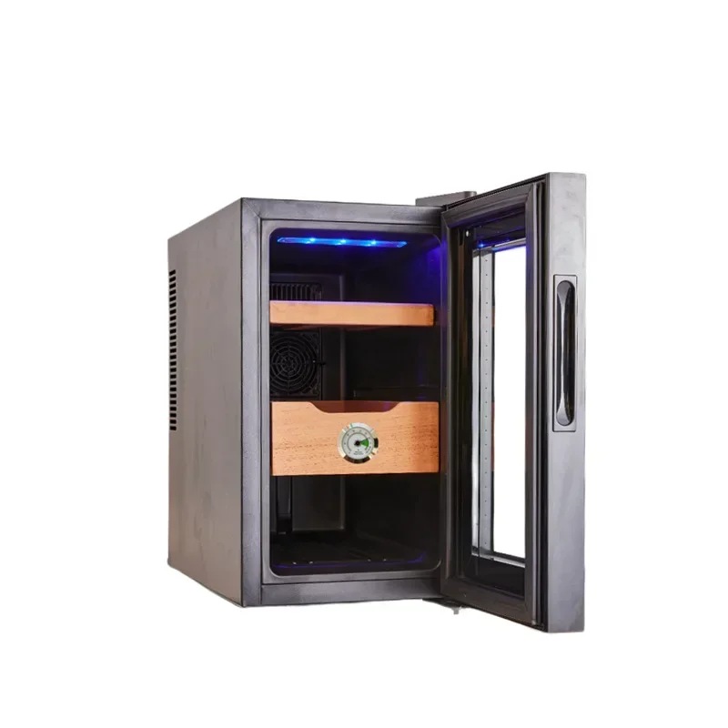 multifunctional constant temperature humidifying cigar semiconductor air-cooled single temperature display cabinet