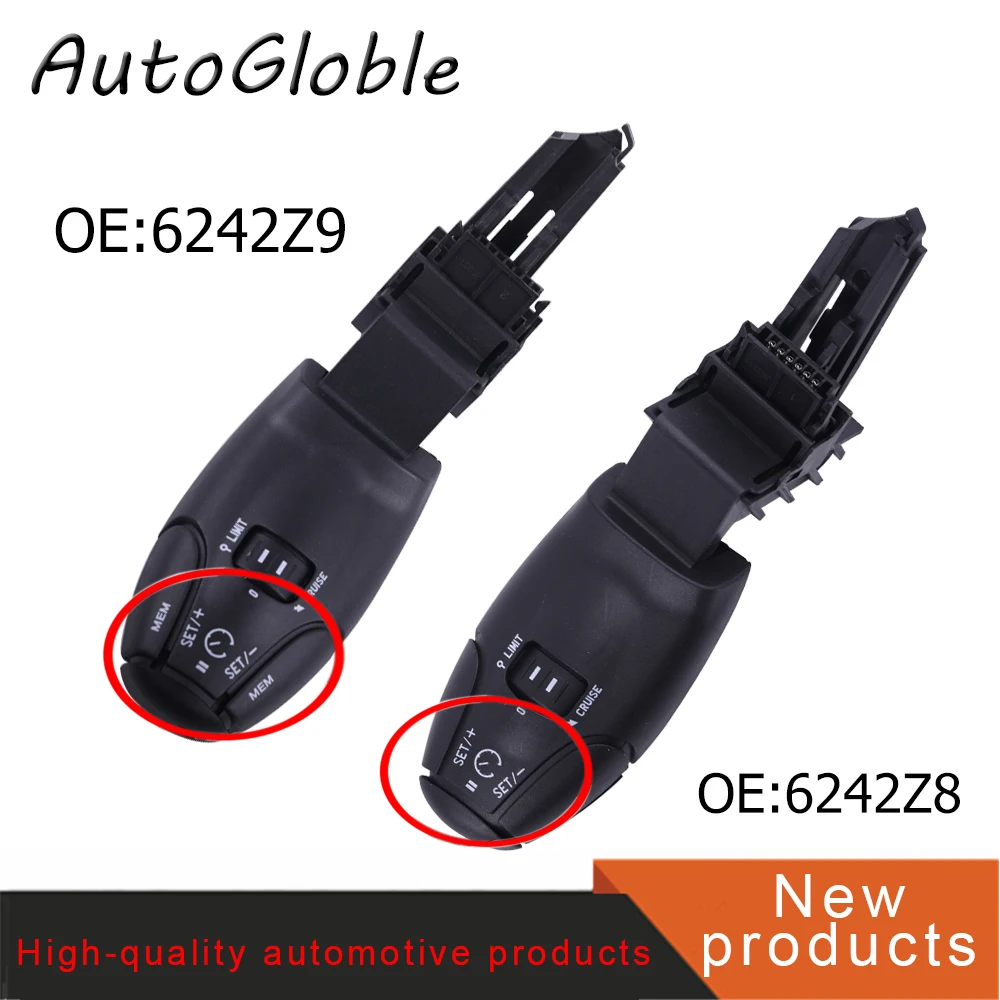 For Peugeot 307 308 408 206 207 301 3008 Citroen C2 C3 C5 C8 Cruise Control Switch 6242Z9 96637159XT 6242.Z9 6242Z8 12272004