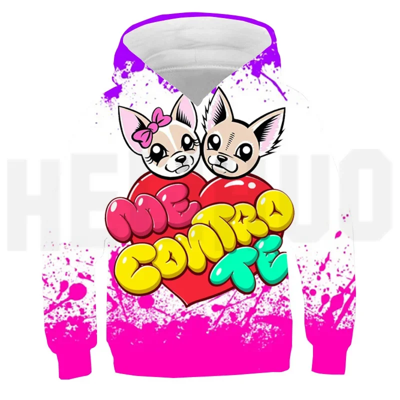 3D Me Contro Te Compleanno Monster Hoodies Women casual Sweatshirt Kid Anime Me Against You Party Dogs Pullover Streetwear Child