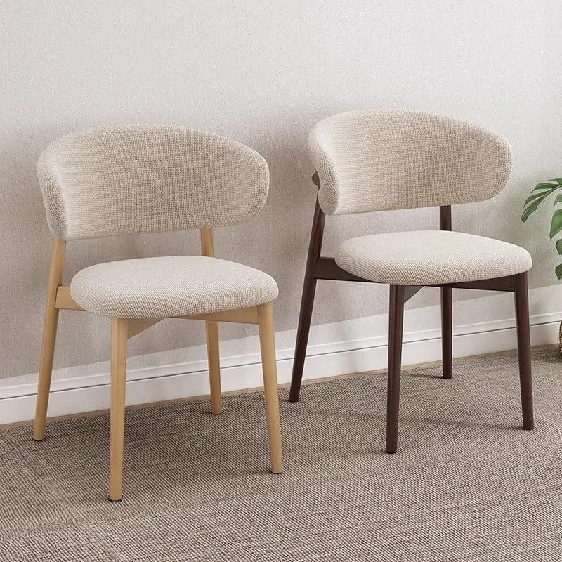 Light Luxury Dining Chair with Backrest, Comfortable Leisure Seat for Home & Restaurant