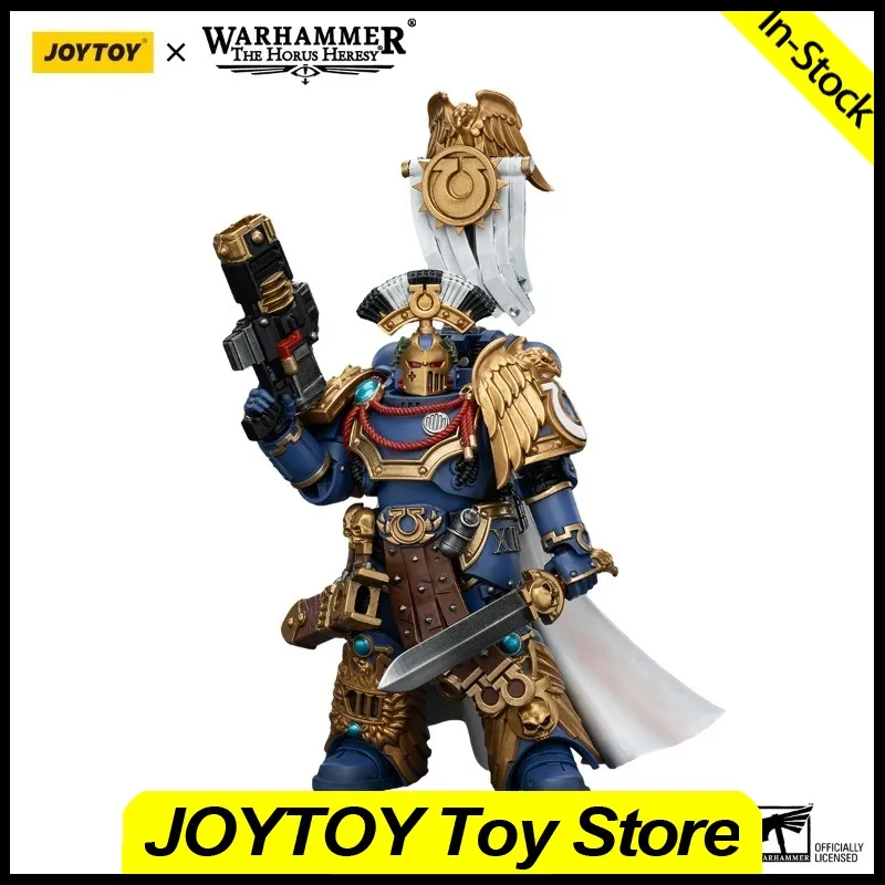 В наличии: Фигурки JOYTOY 1/18 Warhammer 40K Ultramarines Legion Praetor с Power Sword и Volkite Serpenta, модельные игрушки