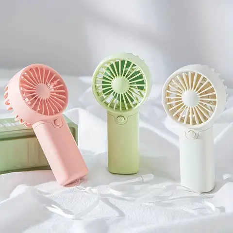 휴대용 팬 편리한 크리 에이 티브 소형 팬 포켓 휴대용 팬 경량 조절 귀여운 휴대용 미니 팬 공기 냉각기
