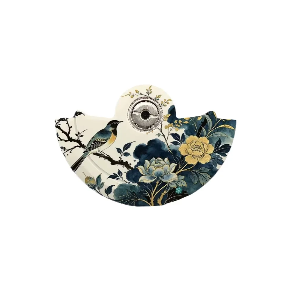 Precision Color Printed Watch Movement Rotor with Flowers & Birds Design Compatible with NH34 NH35 NH36 NH38 NH70 NH72 Watch Acc