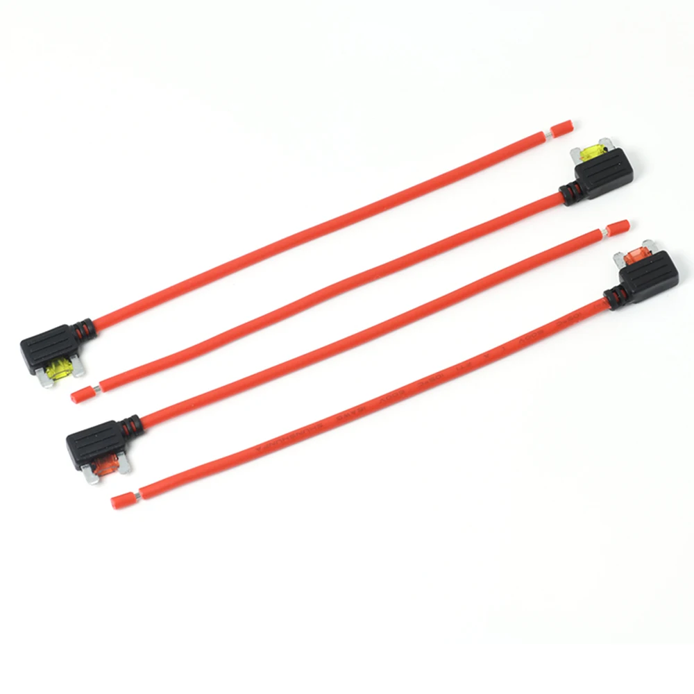 3PCS Mini Micro Standard Car Fuse Holder 16AWG Add-a-circuit TAP Adapter ATM APM Blade Fuse Extension Cord 10A 15A 20A