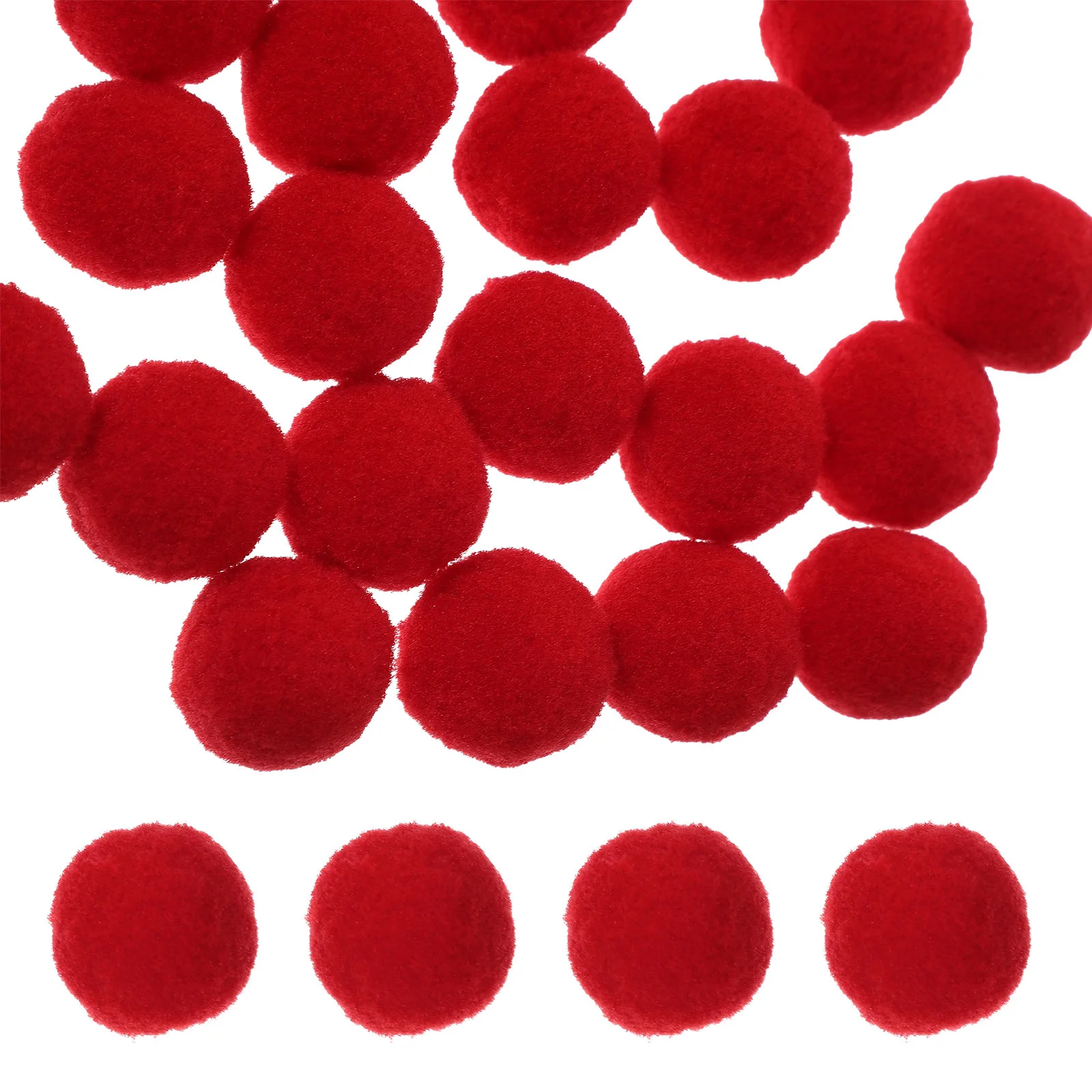 

150 PCS Material Plush Ball Parent-child Apparel Festival Party Decorations Polyester Pom Balls