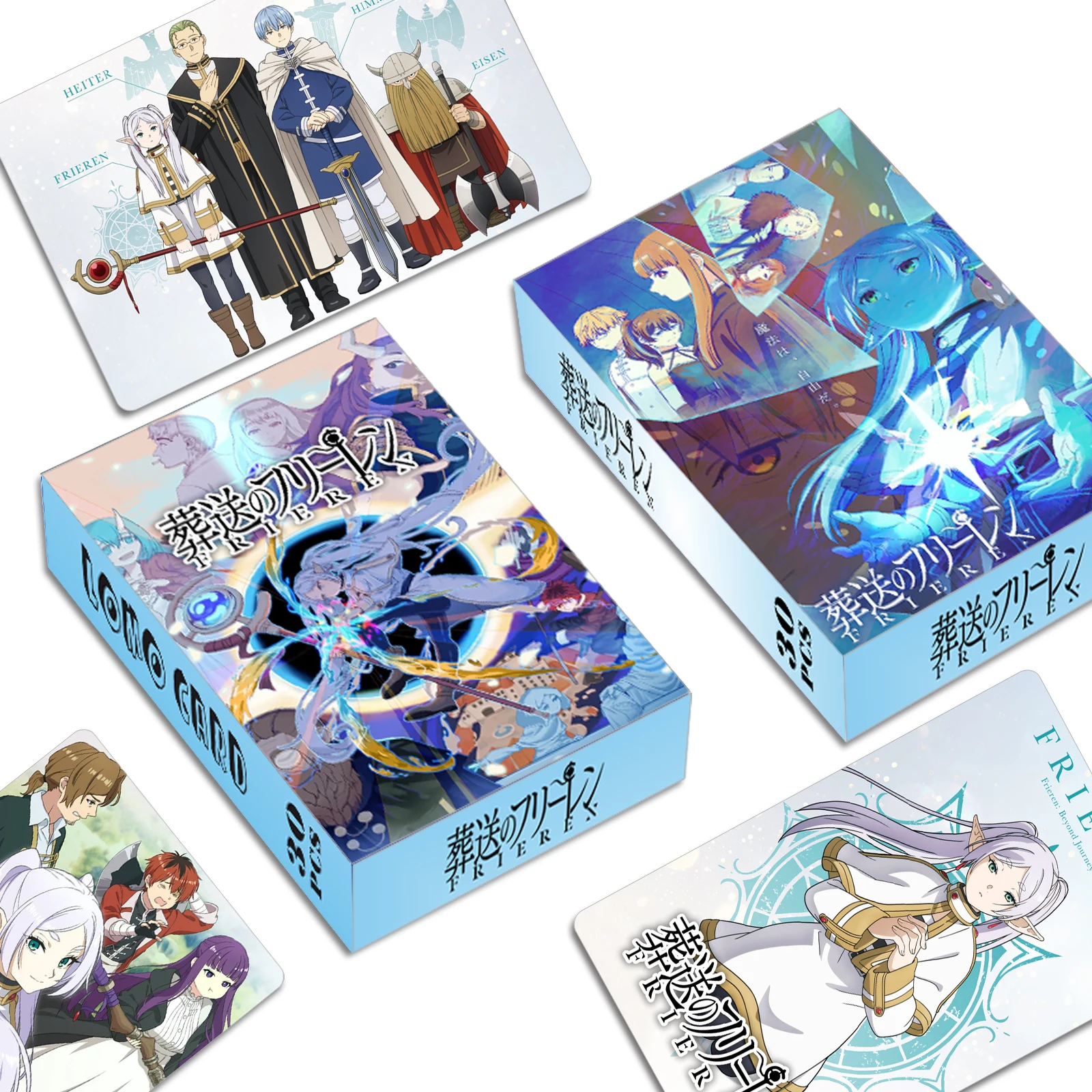 Frieren Beyond Journeys End Lomo Card Japanese Anime 1pack/96pc Card Stickers Postcard Box Message Photo Gift Toy Fan Collection