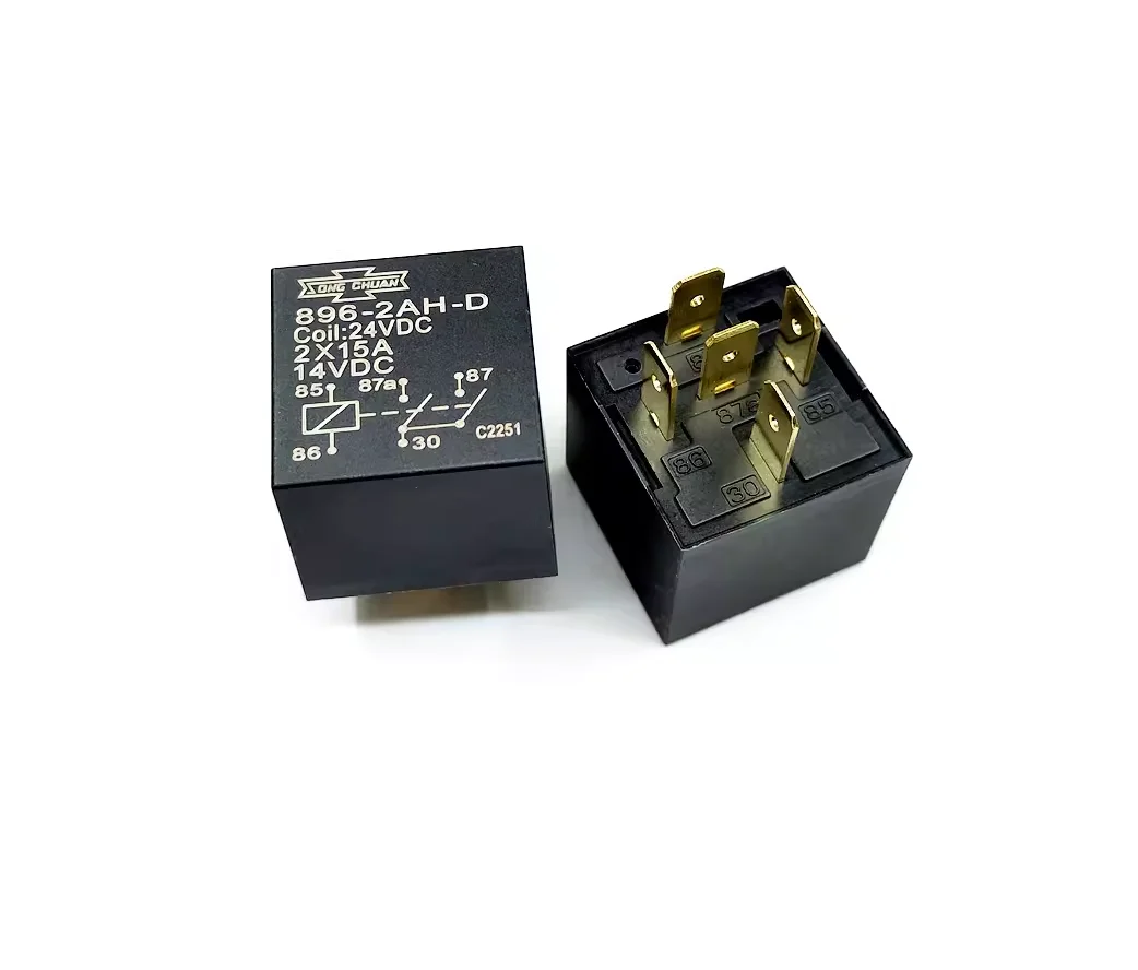 

HOT NEW 896-2AH-D 8962AHD DC24V 24VDC 24V relay 5PIN