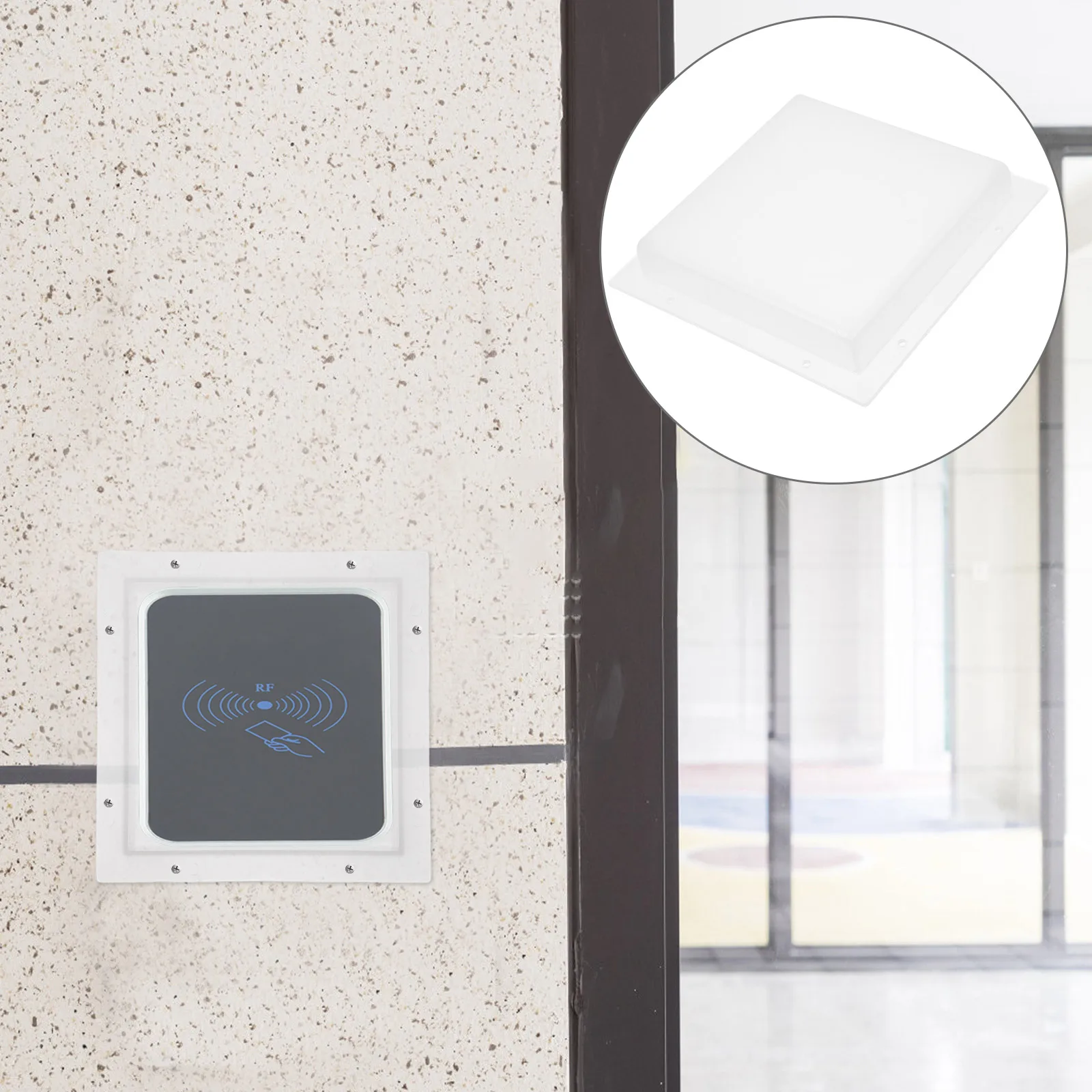 

Waterproof Outdoor Doorbell Protective Cover Access Control Shield Plastic Weather Resistant Keypad Guard Rainproof Card Swiping
