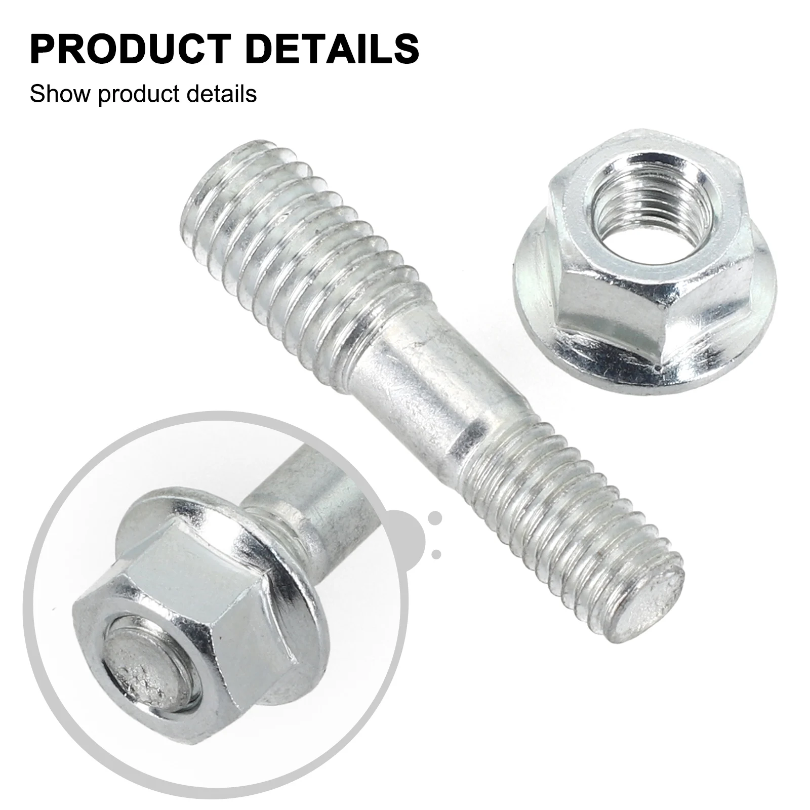 Suitable For 52/58 Chain Saw Guide Plate Double Head Screw Nuts Nut Accessories Light Equipment Household Hand Tools Parts