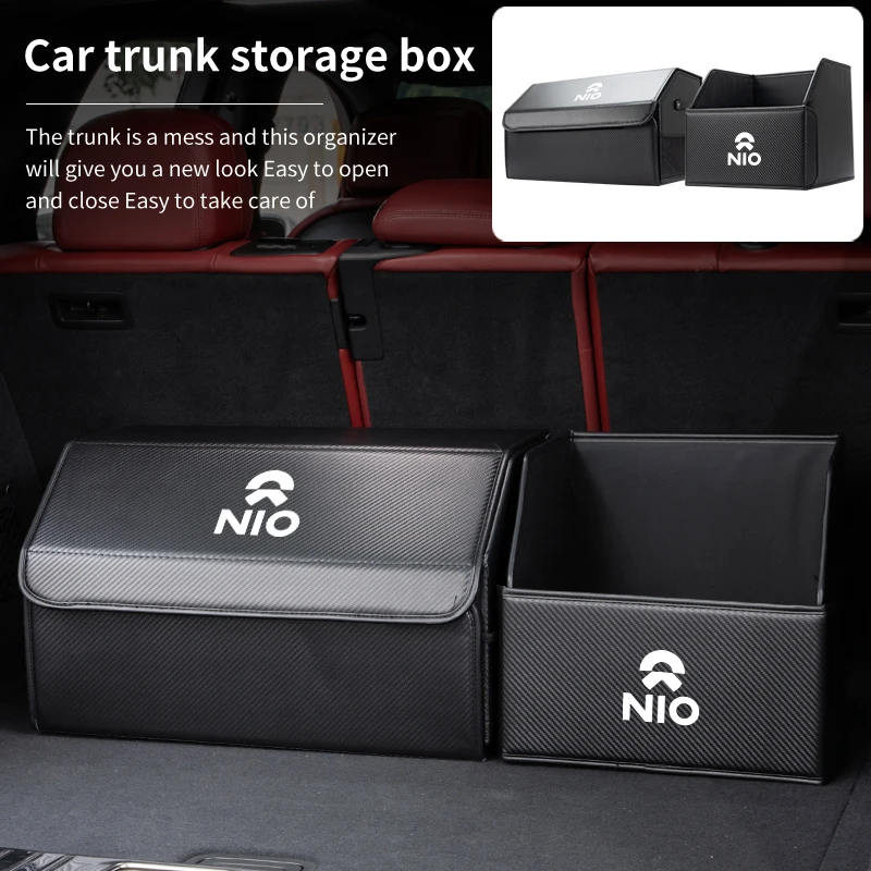 Car Trunk Storage Box Collapsible Camping Bag Toolbox For Nio ES6 EC6 ES8 ES7 ET5 ET7 EP9 EVE 2021 2022 2023