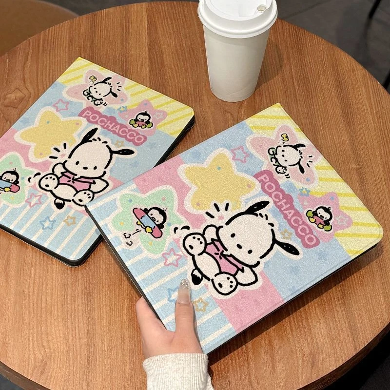 

Pochacco IPad Case for Pro 21 22 11in 11th Gen A16 Case 10th 9th 10.2in Mini6 7 8.3inch Cover Air3 5th 6th 9.7in Protective Case