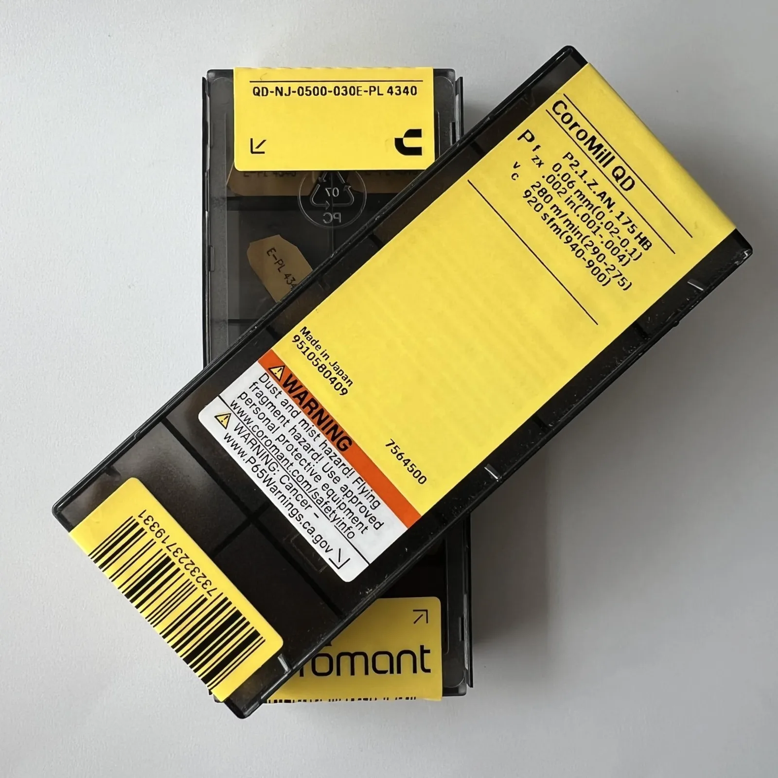 

SANDVIK / QD-NJ-0500-030E-PL 4340 / Original Swedish hard alloy blade 10 Pcs