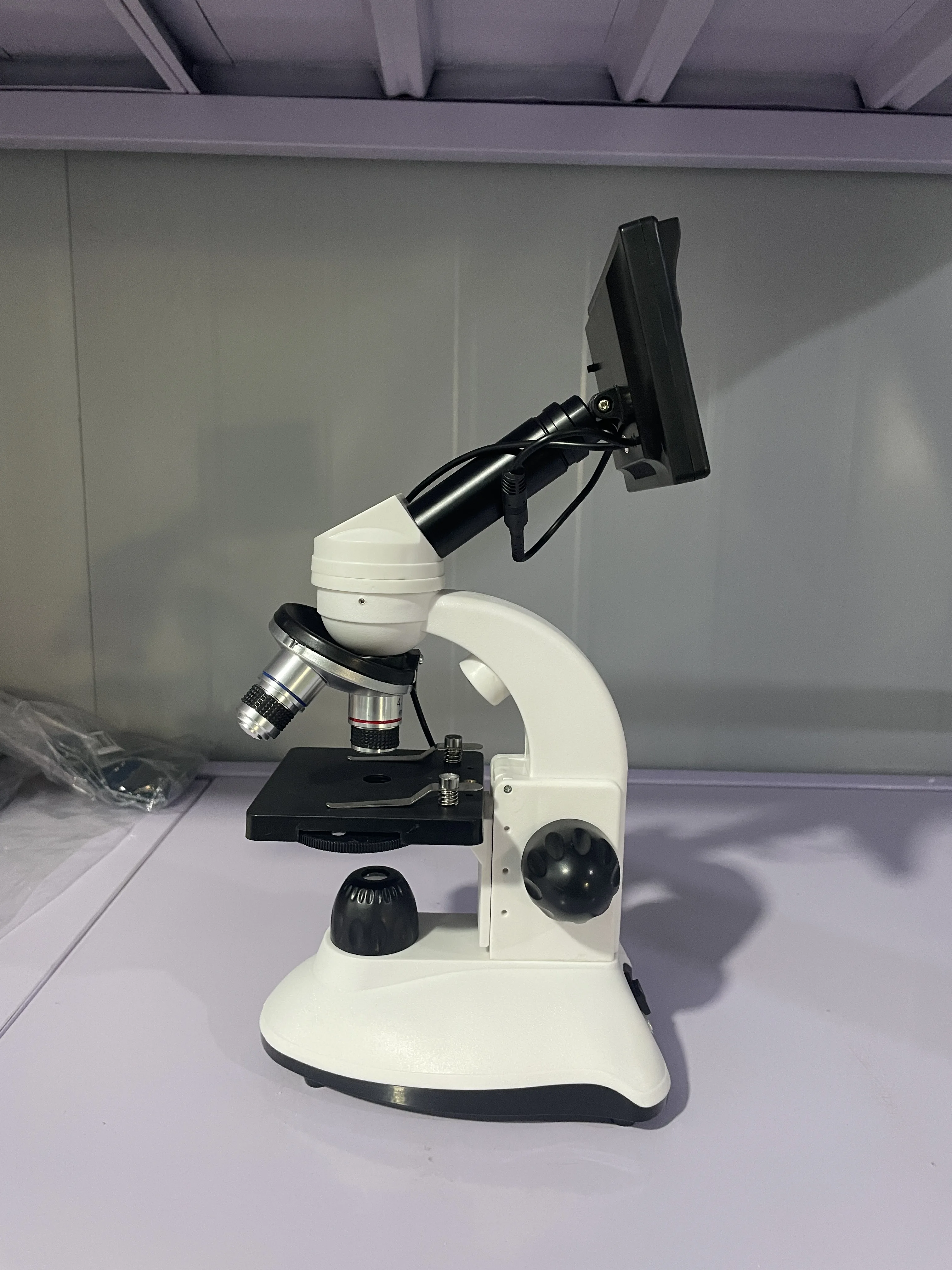 Lethealth Small Portable Microscope with 5inch Screen for Observing Sperm or Epithelial Cells  Animal&veterinary Microscope