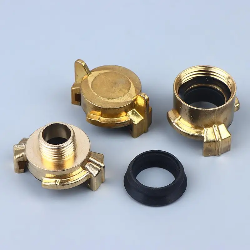 New Sale Quick Connect Water Fitting Claw Couplings Tap Connectors Copper DN15 DN20 DN25 Garden Water Connectors