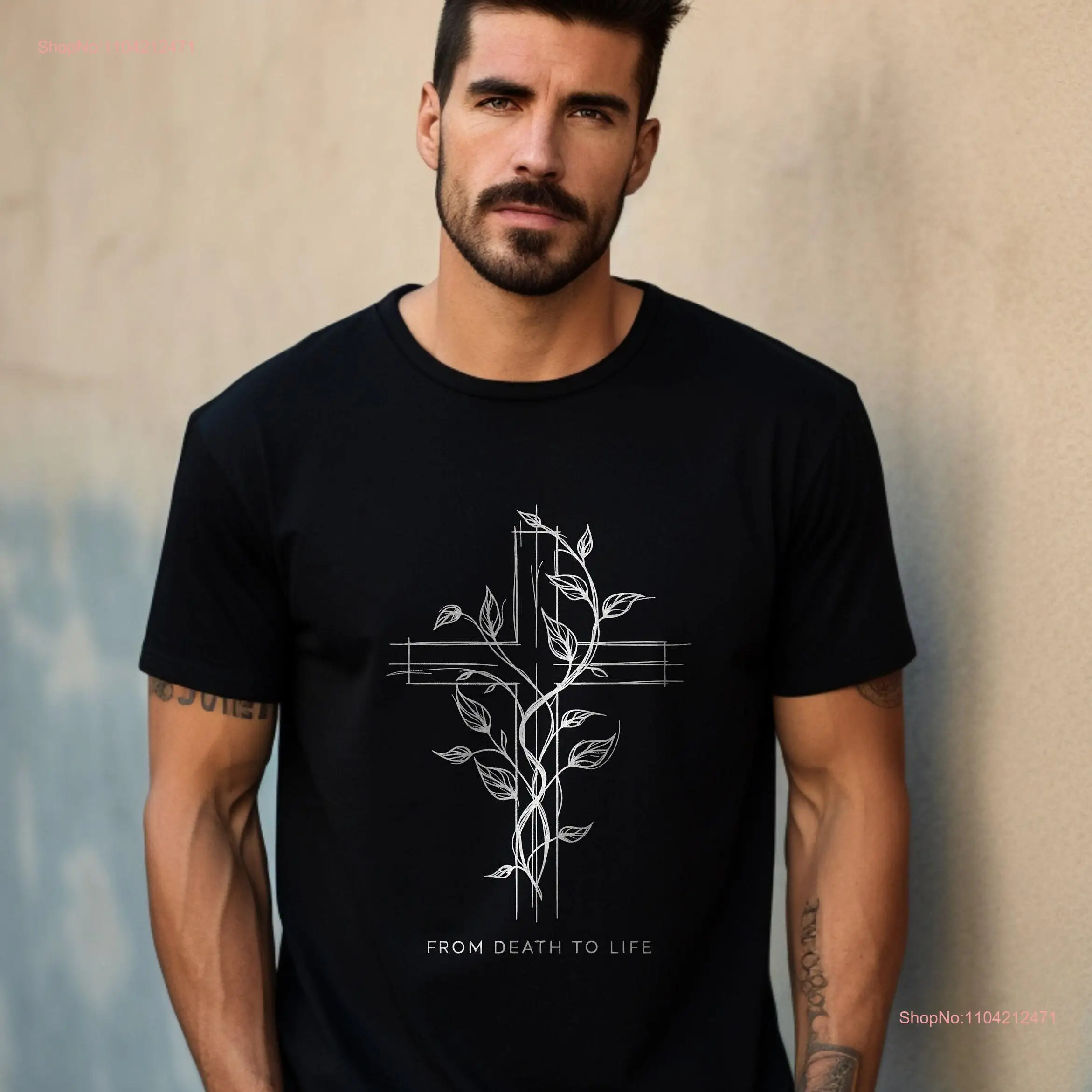 Resurrection Faith T Shirt Christian Easter Message of Renewal Hope Inspirational Religious Wear Spiritual Rebirth Symbol