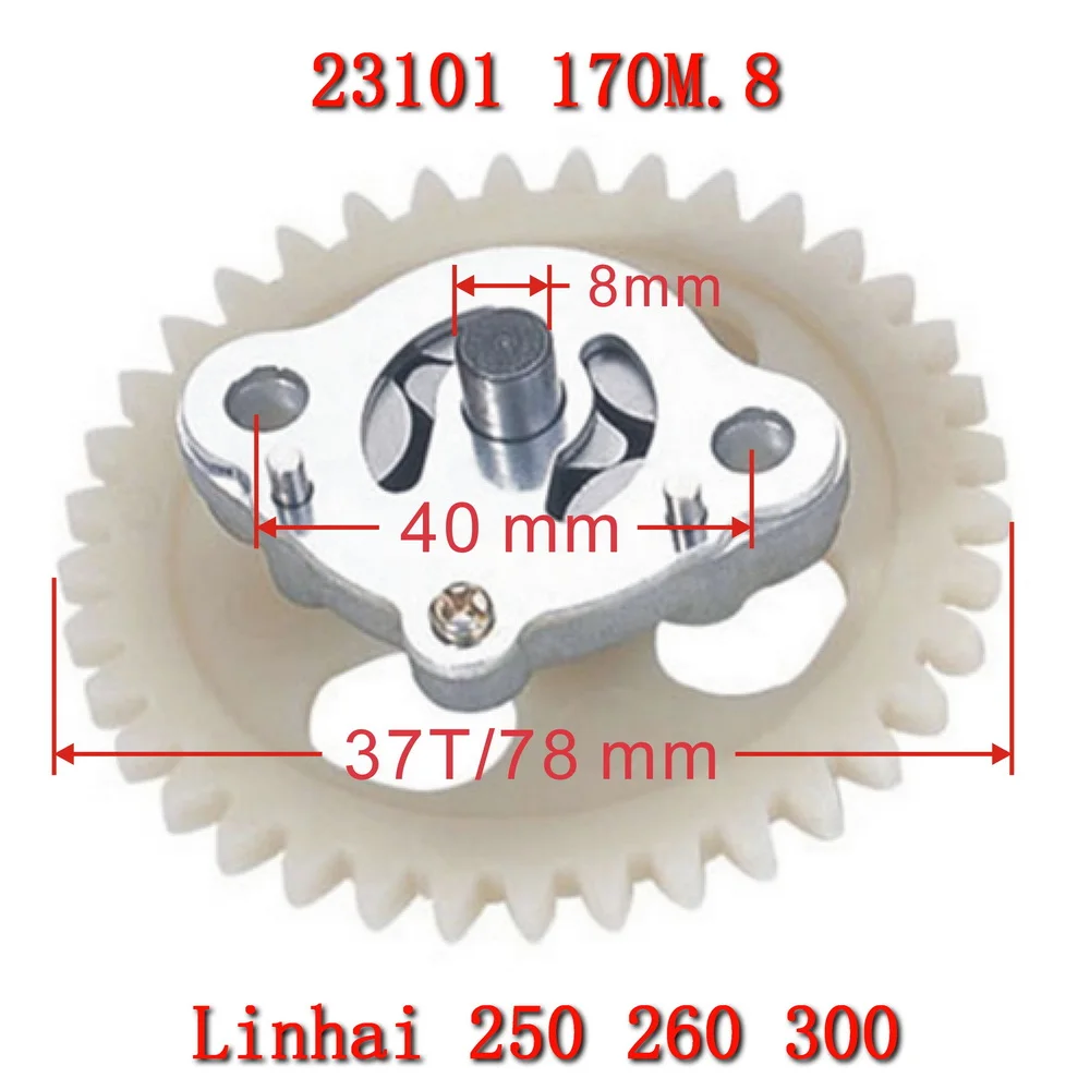 

Motorcyle Oil Pump LH170M.8 For Linhai 250 260 300 Yamaha Keeway Jinlang Feishen Scooter ATV Accessories