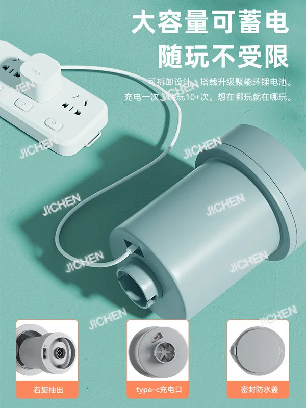 حمام سباحة قابل للنفخ، دلو سباحة منزلي قابل للطي، حمام سباحة عائلي للبالغين #2