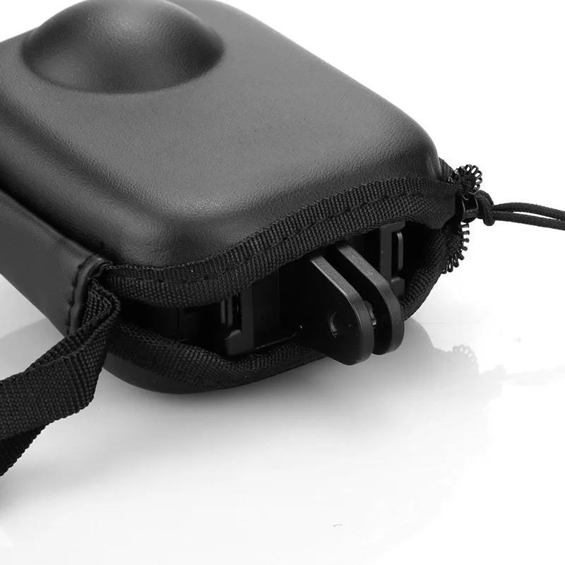 حقيبة صغيرة محمولة لـ DJI Osmo 360 حقيبة تخزين مقاومة للماء حافظة واقية حقيبة تخزين بفتحة سفلية مع حلقة تسلق قابلة للفصل