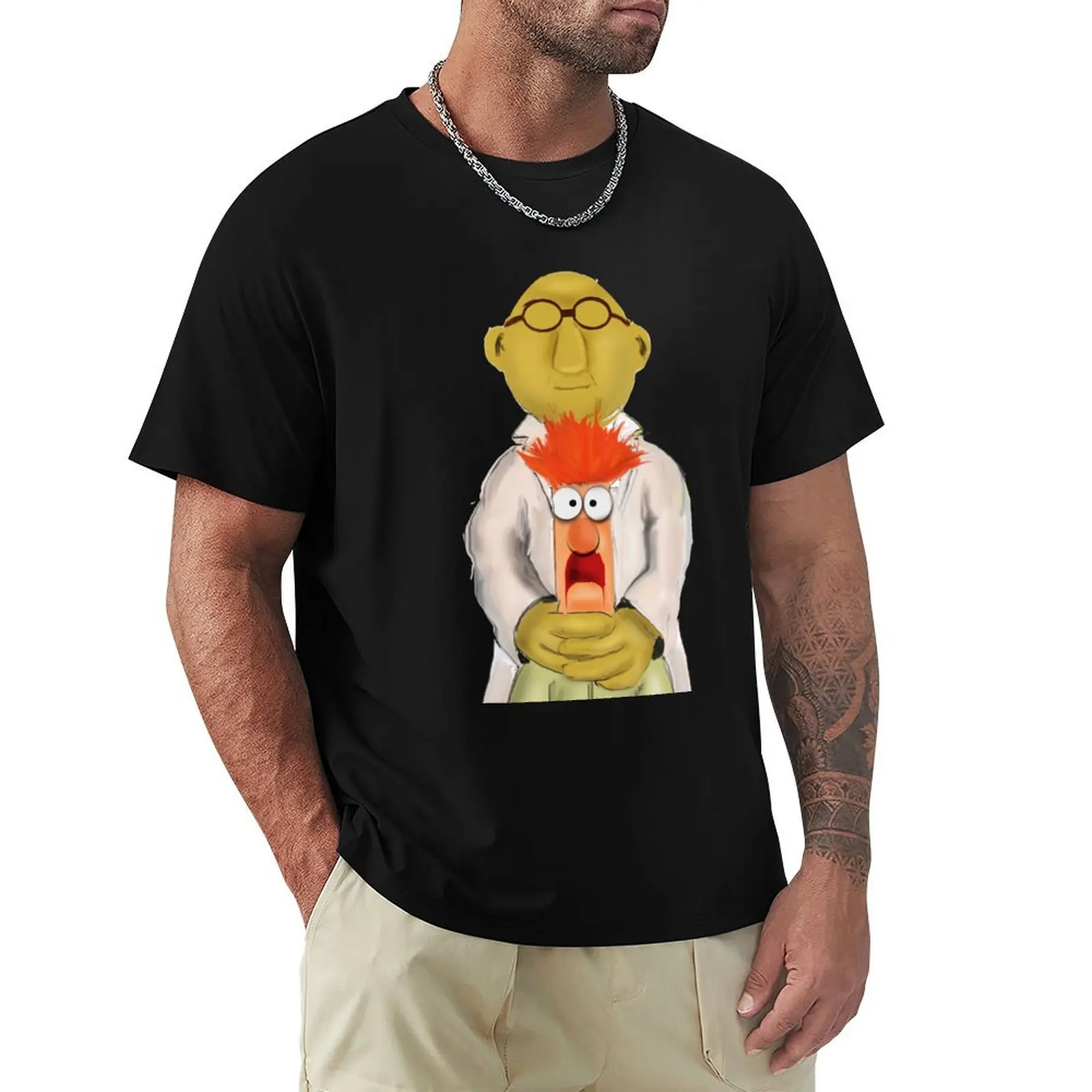 Bunsen and Beaker T-Shirt Summer Sports Quick Dry T-Shirt