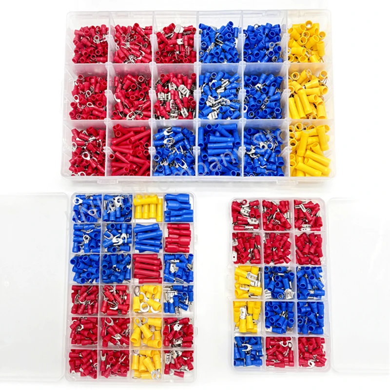 

140-1300 шт. изолированный кабельный соединитель, электрический провод, обжимная лопатка, стыковое кольцо, набор вилок, кольцо, электрические обжимные наконечники, рулонные клеммы