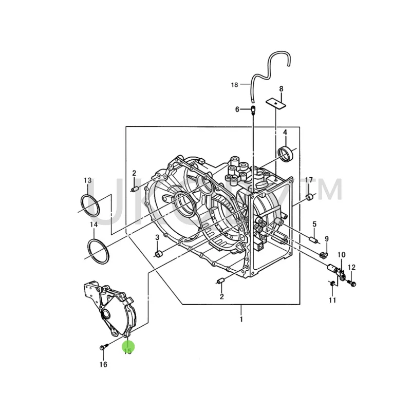 93742966 Suitable for Ka iy u e Jingcheng 2.0 gear switch transmission controller