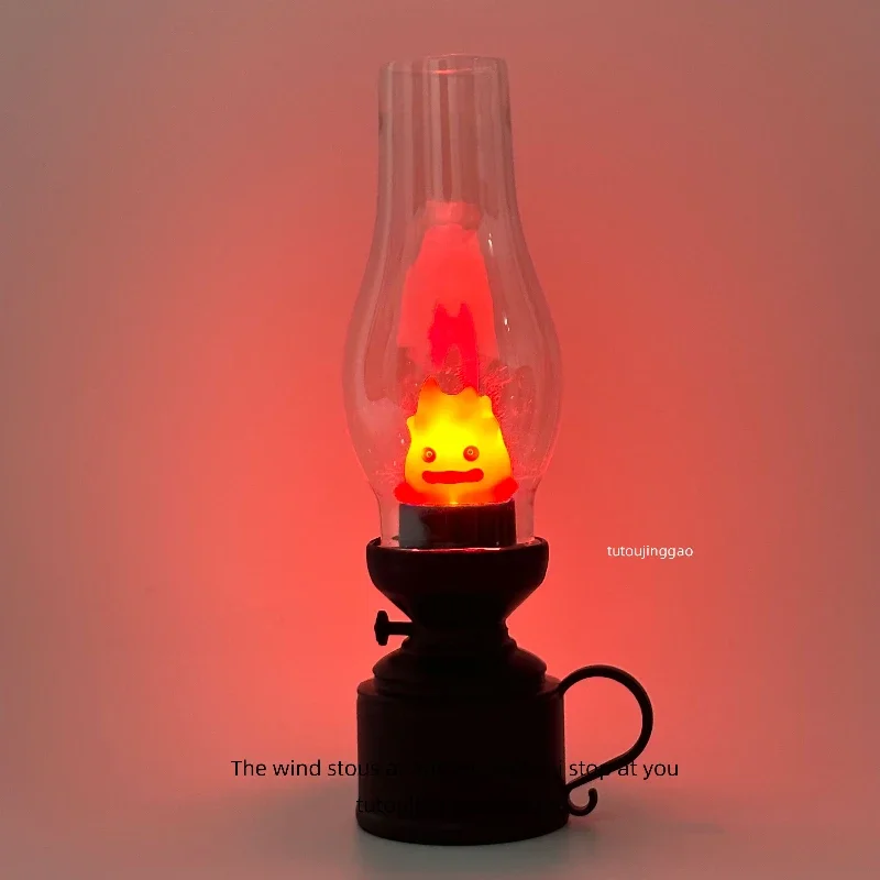 

Посмотрите, горящий ночник с пламенем Cassifa, огненный керосиновый свет свечи, подарок на окружающий свет