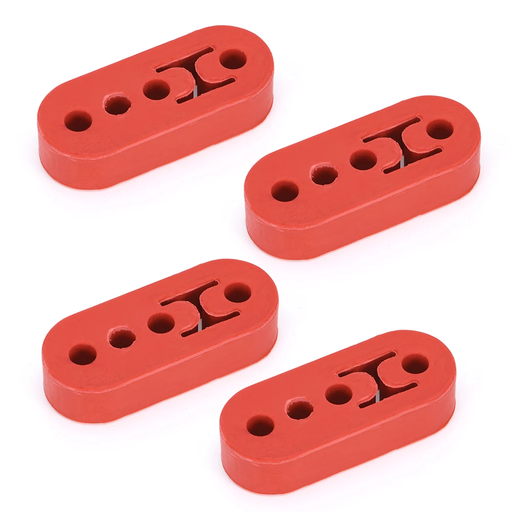 PQY - Universal 4pc/lot Polyurethane Exhaust/Muffler HANGER Lengthened  Blue or Red PQY8950