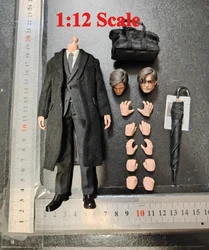 aton 1/12 Scale Head, Body, Umbrella, Accessories Model for 6'' Figure